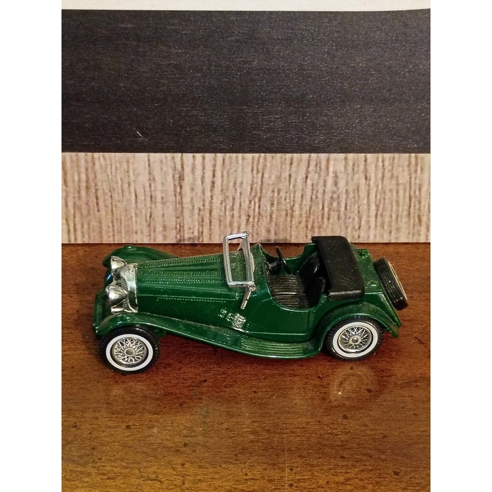 Matchbox Models of Yesteryear Y-1 1936 SS 100 Jaguar Green Diecast Car 1977